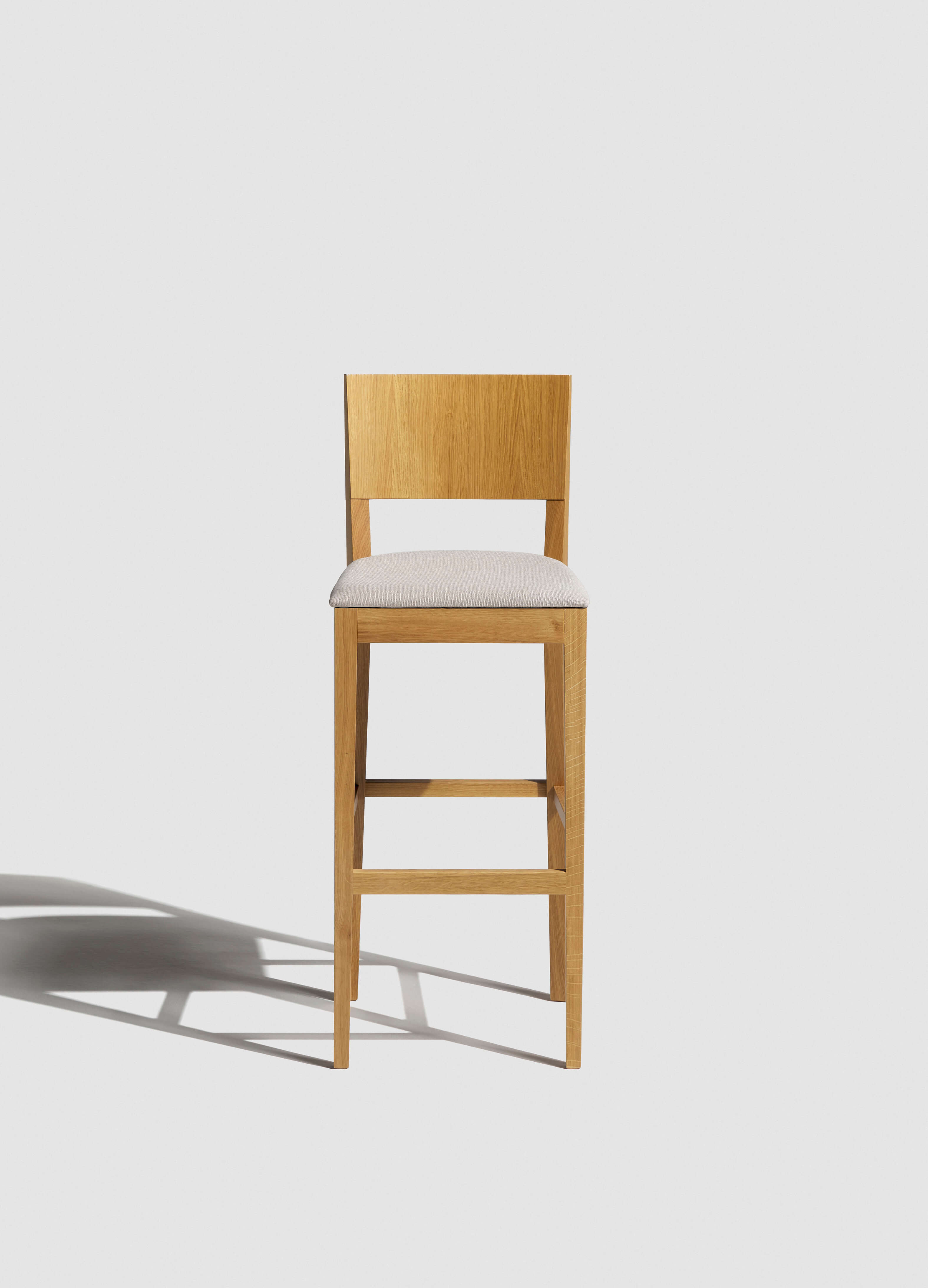 BAROVÁ ŽIDLE EDITA S ČALOUNĚNÝM SEDÁKEM